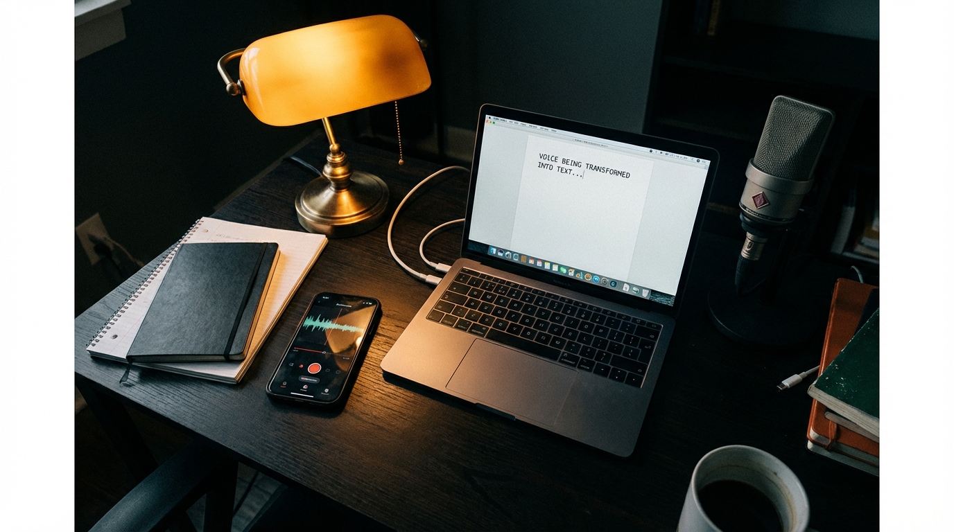 Allt jag säger hamnar i text