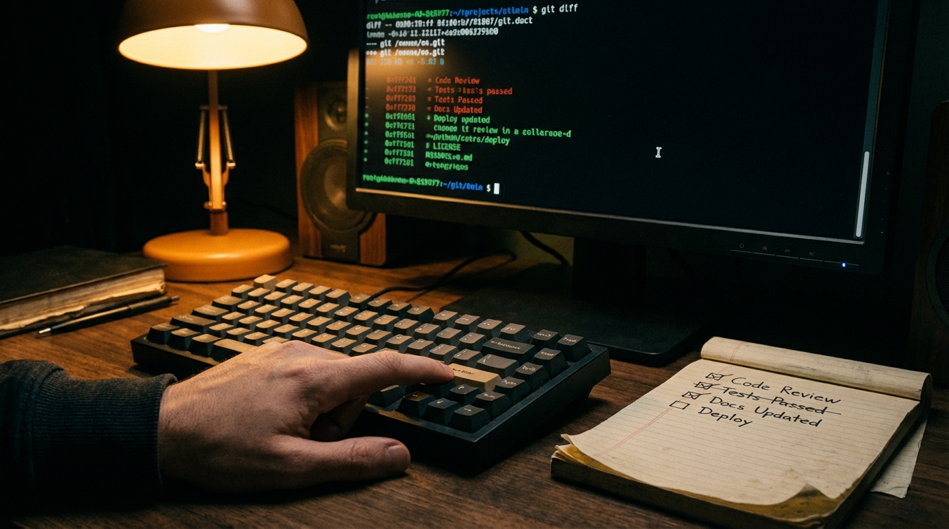 Kontrollpunkten är jobbet